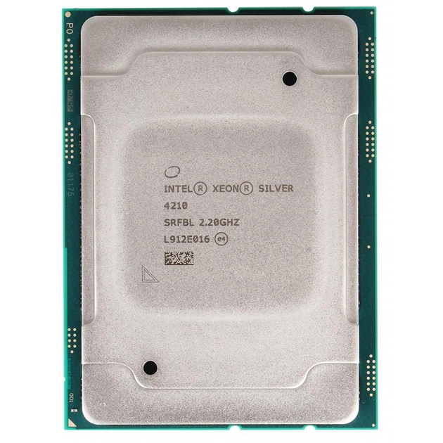 Процесор серверний Supermicro Xeon Silver 4210 10C/20T/2.20GHz/13.75MB/9.60GT/Std.RAS/FCLG (P4X-CLX4210-SRFBL) - изображение 1