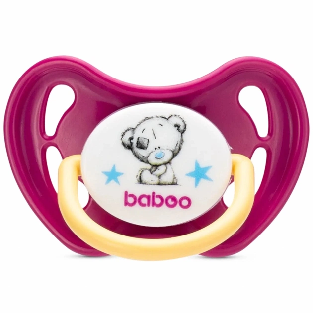 Пустышка Baboo Me To You 0+ мес. фиолетовая (90413) - изображение 1