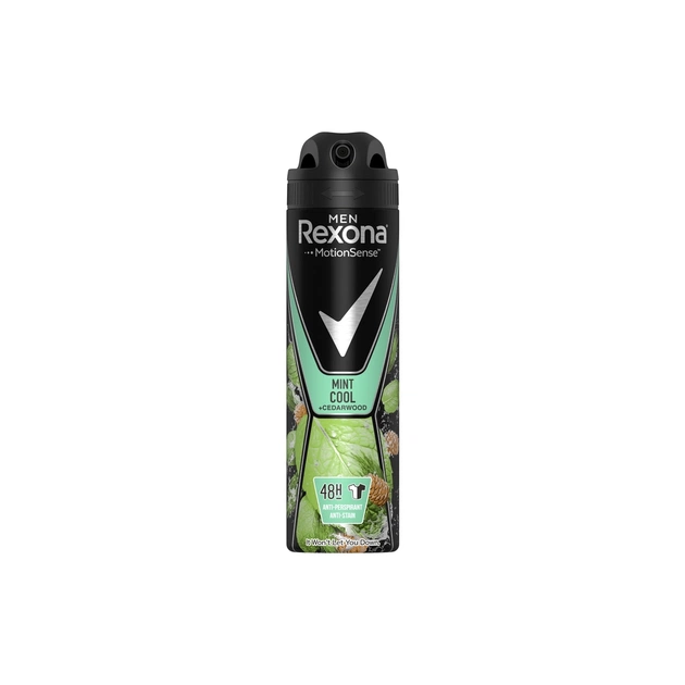 Антиперспірант Rexona Men Крижана м'ята та Кедр 150 мл (8714100913635) - зображення 1