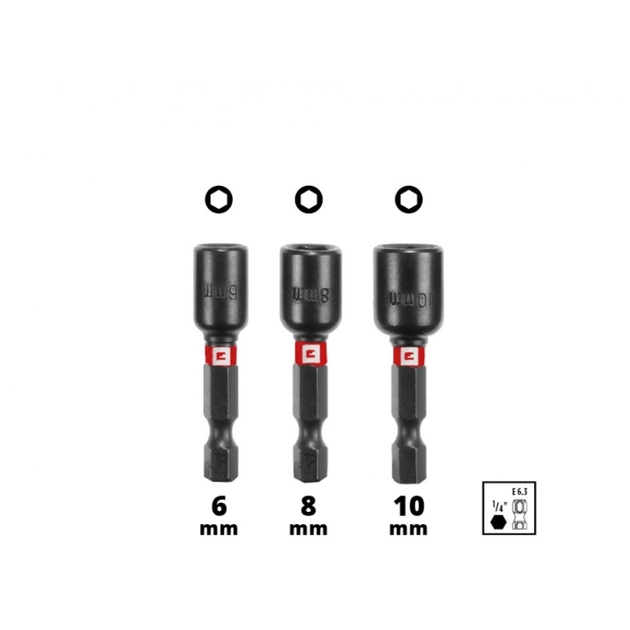 Набір біт Einhell біт і головок, 1/4", 28шт, кейс (108703) - picture 5