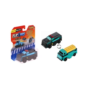 Машина Flip Cars 2 в 1 Поліцейський позашляховик і Автоцистерна (EU463875-08) зображення 1