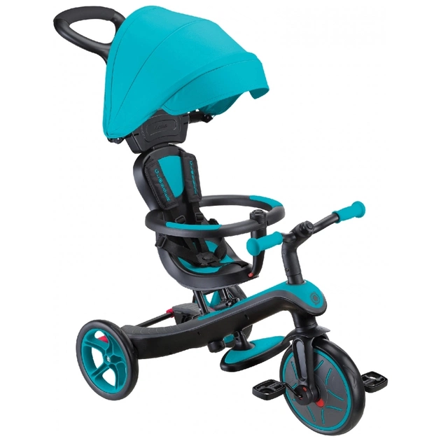 Дитячий велосипед Globber Explorer Trike 4 в 1, бірюзовий (634-105) - изображение 1
