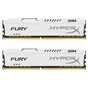 Модуль пам'яті для комп'ютера DDR4 16GB (2x8GB) 2400 MHz HyperX Fury White Kingston Fury (ex.HyperX) (HX424C15FW2K2/16) - зменшене зображення 1