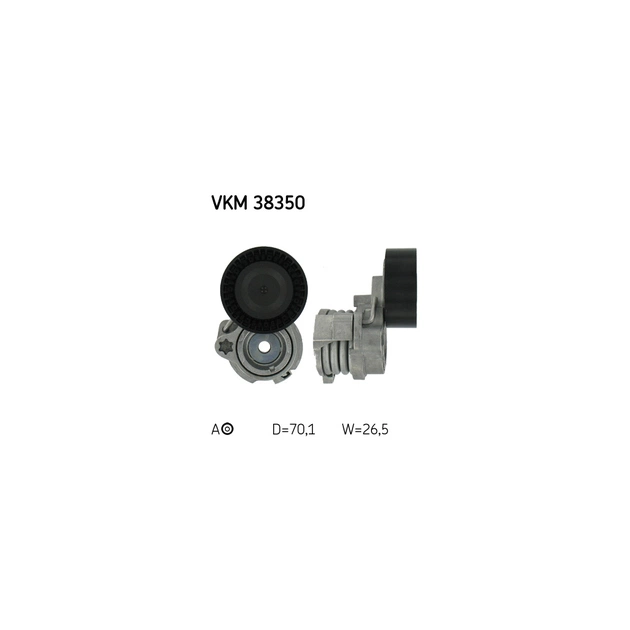 Натягувач ременя з роликом SKF VKM 38350 - зображення 1