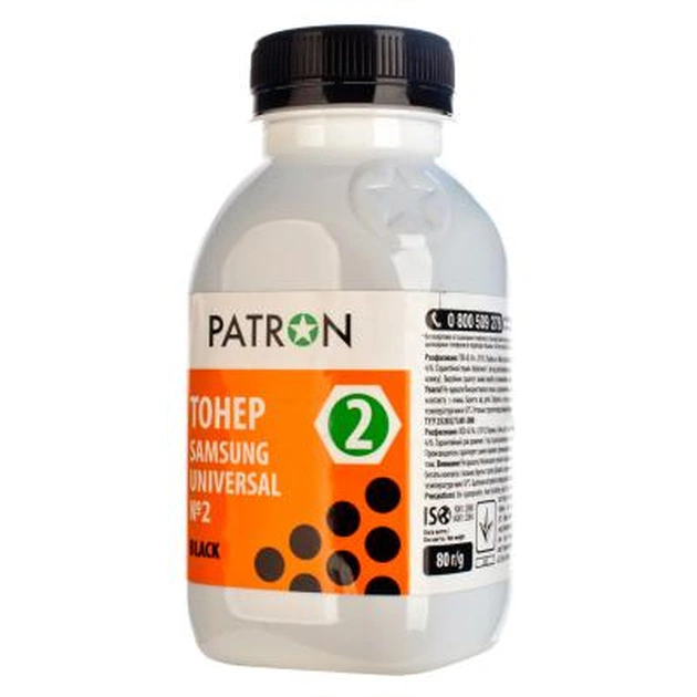 Тонер Patron SAMSUNG Universal №2 80г (PN-SU2-080) - picture 1