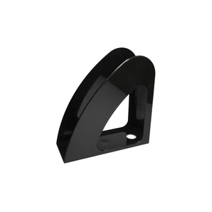 Лоток для паперів Арника вертикальний ВЕСЕЛКА, чорний (80613) зображення 1