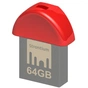 USB флеш накопичувач Strontium Flash 64GB NANO RED USB 3.0 (SR64GRDNANOZ) - зменшене зображення 2