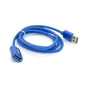 Дата кабель USB 3.0 AM/AF 1.2m black KAKUSIGA (YT-AM/AF-KSC-753) - уменьшенное изображение 2