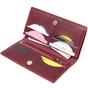 Гаманець Grande Pelle Бордовий (11468) - зменшене зображення 5