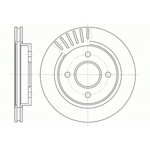 Гальмівний диск REMSA 6160.10 зображення 1