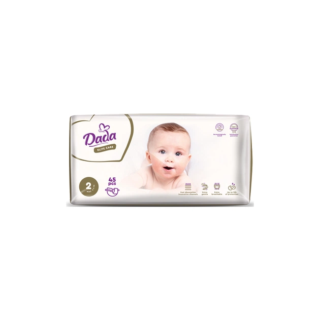 Підгузки Dada Elite Care Mini 2 (3-5 кг) 45 шт (4820174981082) - зображення 1