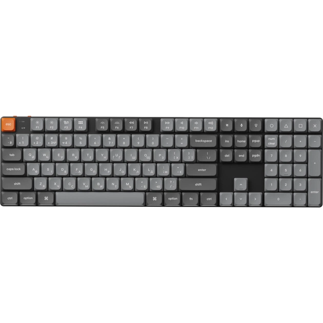 Клавіатура Keychron K5 Max Gateron Brown Switch RGB UA Black (K5M-H3-UA) - зображення 1
