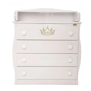 Комод-пеленатор Angelo Корона (білий) 90х51х90 (19006) изображение 1