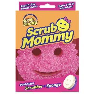 Губки кухонні Scrub Daddy Scrub Mommy Рожево-фіолетова 1 шт. (5060481022040/5060481023900) зображення 1