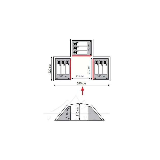 Намет Tramp Brest 9 v2 (UTRT-084) - picture 3