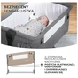 Ліжечко Kinderkraft Приставне ліжечко-люлька Neste Grow Light Grey Grey Full Wood (5902533923021) - зменшене зображення 9