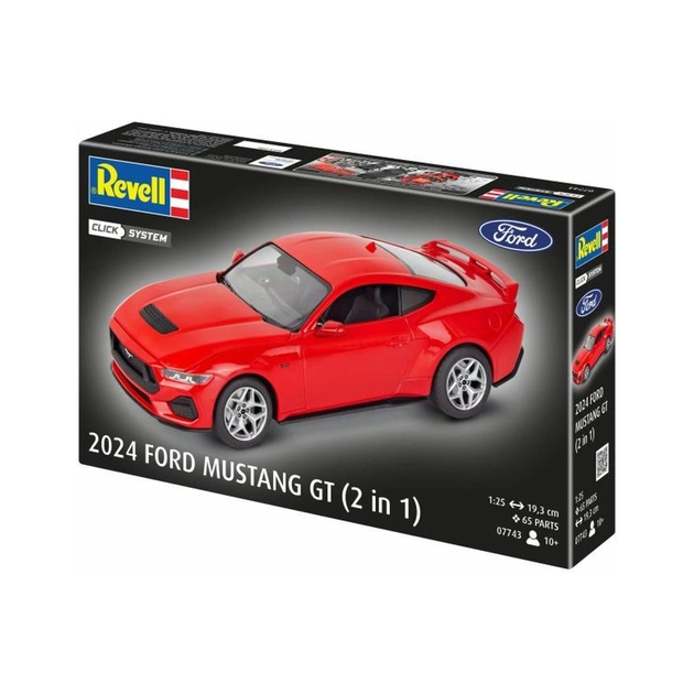 Сборная модель Revell модель автомобиль Ford Mustang GT 2024, уровень 2, 1:25 (RVL-07743) - изображение 1