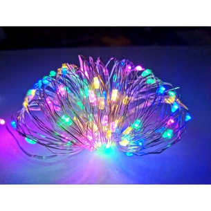 Гірлянда Novogod`ko нитка на мідному дроті, 100 LED, Color, 10 м, статична (973781) зображення 1