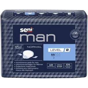 Урологічні прокладки Seni Man Normal 15 шт. (5900516694784) зображення 1