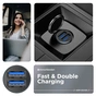 Зарядний пристрій Armorstandart 2xUSB QC3.0 Grey + cable Lightning (ARM82458) - зменшене зображення 3