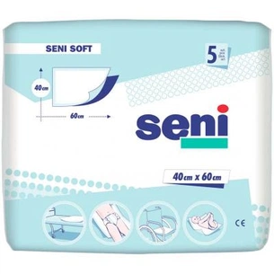 Пелюшки для малюків Seni Soft 40x60 см 5 шт (5900516690304) зображення 1