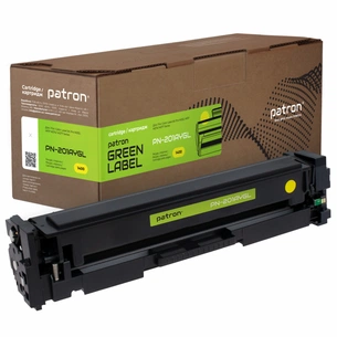 Картридж Patron HP CLJ CF402A для M252/M274/M277 Yellow, GREEN Label (PN-201AYGL) зображення 1