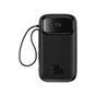 Батарея універсальна Baseus QPow2 20000mAh 30W, with 2*Type-C Cable, Black (P10055009113-00) - зменшене зображення 2