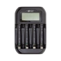 Зарядний пристрій для акумуляторів PowerPlant PP-UN4 (AA, AAA / input microUSB DC 5V/2A) (PP-UN4) - уменьшенное изображение 1