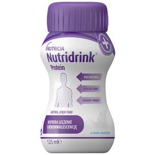 Дитяча суміш Nutricia Nutridrink Protein Neutral з нейтральним смаком з високим вмістом білка й енергії 4 шт. х 125 мл (8716900576225) зображення 1