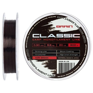 Волосінь Brain Classic Carp Line (dark brown) 300m 0.30mm 20lb 8.8kg (1858.81.03) изображение 1