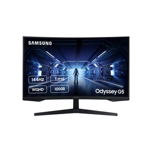 Монітор Samsung Odyssey G5 LC27G55T Black (LC27G55TQWIXCI) зображення 1