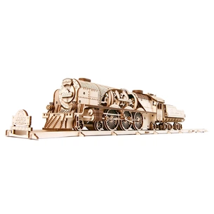 Конструктор Ugears Локомотив з тендером V-Експрес (70058) изображение 1