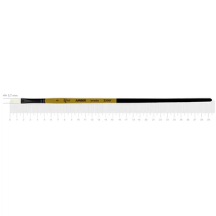 Пензлик для малювання Rosa Щетина плоска, AMBER 2306F, №3 (4823098533368) изображение 1