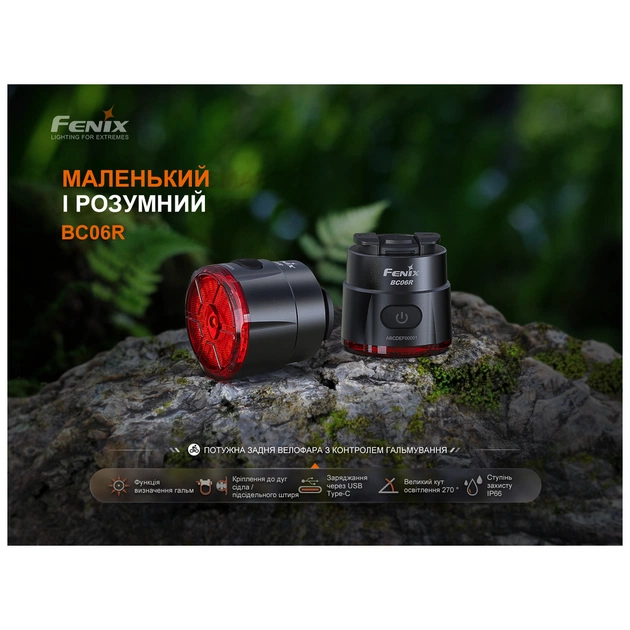 Задня велофара Fenix BC06R - зображення 8