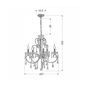 Люстра Candellux AURORA (35-73730) - зменшене зображення 2