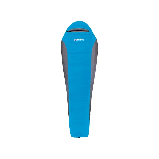 Спальний мішок Terra Incognita Siesta Regular 400 Right Blue/Grey (4823081505396) - зображення 1
