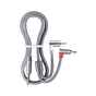 Кабель мультимедійний 3.5mm M to 2xRCA M 2.0m 90° corner Essager (EYPWT-MYA0G-P) - зменшене зображення 2
