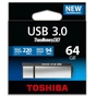 USB флеш накопичувач Toshiba 64GB USB 3.0 (THNV64OSU3 BL7) - зменшене зображення 3