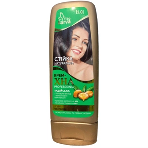 Хна Fito Barva Professional Індійська крем-хна в готовому вигляді 1.0 - Чорний 140 мл (4820098542239) изображение 1