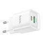 Зарядний пристрій HOCO C147A Charm 1xUSB-C PD20W + 1xUSB QC3.0 White (6942007630276) - зменшене зображення 5