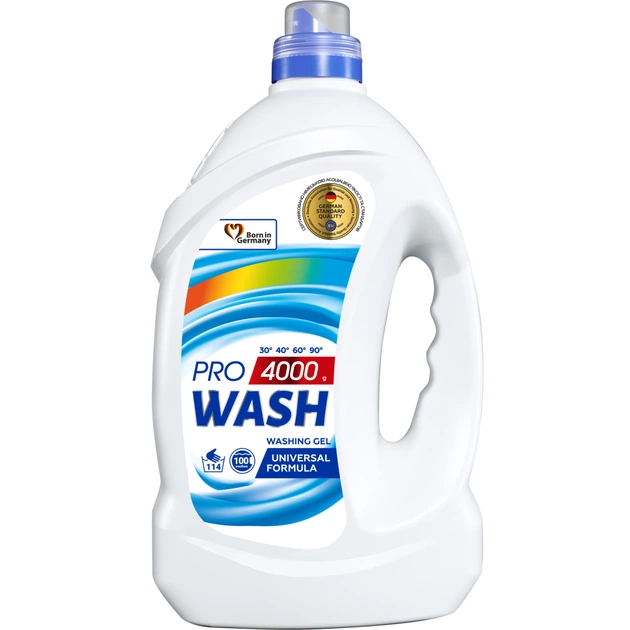 Гель для прання Pro Wash Універсальний 4 кг (4823128000945) - зображення 1
