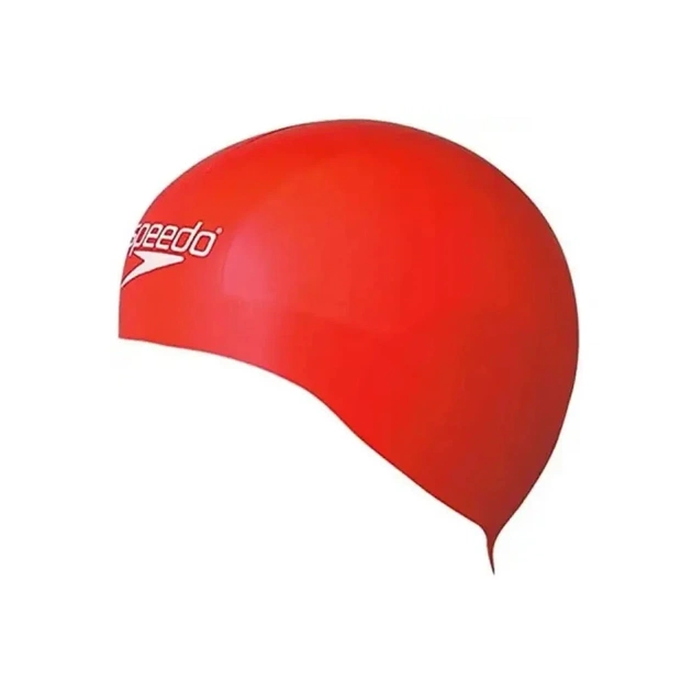Шапка для плавання Speedo Can Aqua V Cap Au червоний, білий 8-08775F744 OSFM (5053744561684) - зображення 1