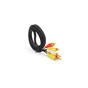 Кабель мультимедийный 3xRCA M to 3xRCA M 1.5m black Voltronic (YT-3хRCA(M)/3хRCA(M)-1.5G) - уменьшенное изображение 1