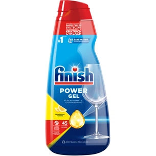 Гель для миття посуду в посудомийці Finish Power Gel Лимон 900 мл (5908252000029) зображення 1