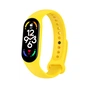 Ремінець до фітнес браслета BeCover Silicone для Xiaomi Mi Smart Band 7 Yellow (707487) - зменшене зображення 1
