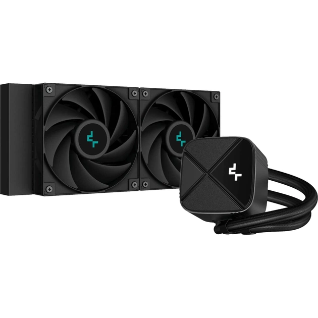 Система рідинного охолодження Deepcool LS520S Zero Dark (R-LS520-BKNNMM-G-1) - зображення 1