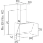Витяжка кухонна Cata JUNO 6000 GBK (02027700) - зменшене зображення 2