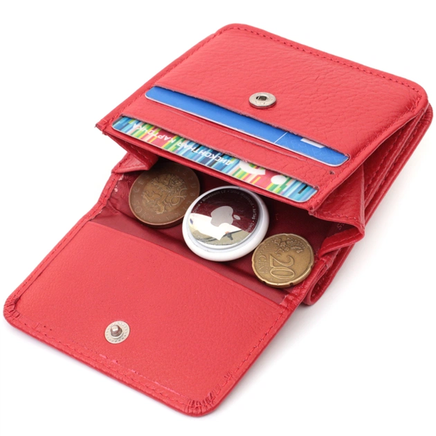 Кошелек ST Leather Из натуральной кожи Красный (22689) - изображение 6