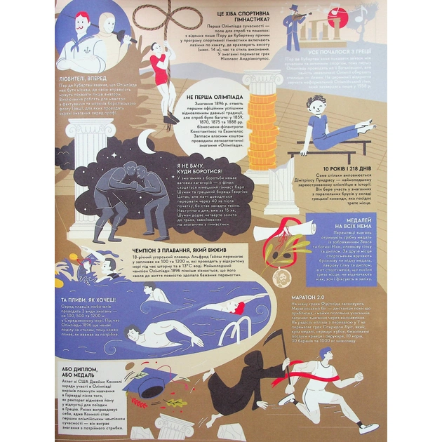 Книга Книга-мандрівка. Літні Олімпійські ігри Видавництво Старого Лева (9789664482865) - picture 8