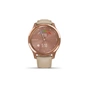 Смарт-годинник Garmin vivomove Luxe, RoseGold, Light Sand, Leather (010-02241-21) - зменшене зображення 7